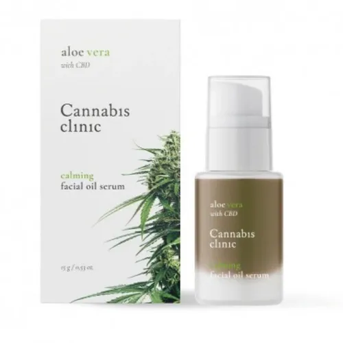 Organic Life Cannabis Clinic, Calming Facial Oil Serum (Łagodzące olejowe serum do twarzy)