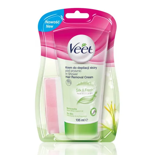 Veet Krem do depilacji pod prysznic do skóry suchej