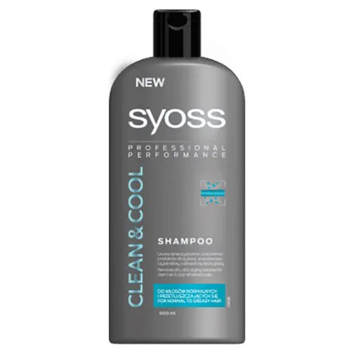 Syoss Men, Clean & Cool, Szampon do włosów normalnych i  szybko przetłuszczających się - 2