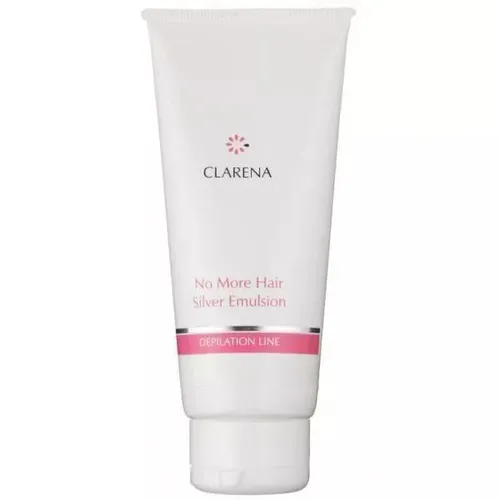 Clarena Depilation Line, No More Hair, Silver Emulsion (Srebrna emulsja po depilacji opóźniająca odrost włosów)