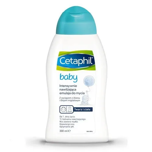 Cetaphil Baby, Intensywnie nawilżająca emulsja do mycia