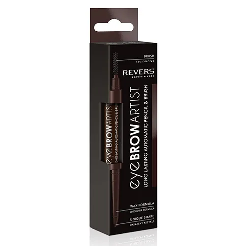 Revers Cosmetics Eye Brow Artist, Long Lasting Automatic Pencil & Brush (Woskowa automatyczna kredka do brwi ze szczoteczką)