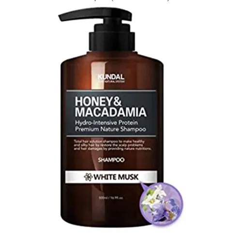 Kundal Honey & Macadamia Shampoo Amber Vanilla (Bursztynowa Wanilia, Szampon do włosów)