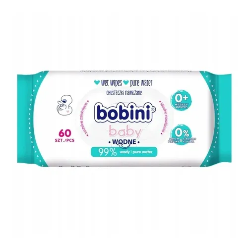 Bobini Chusteczki nawilżane 99%wody
