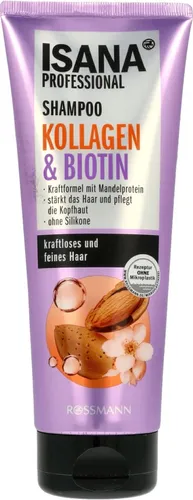 Isana Professional, Kollagen & Biotin Shampoo (Szampon do włosów z kolagenem i biotyną)