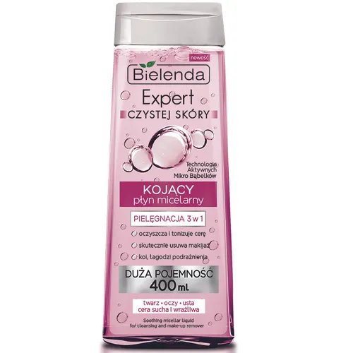 Bielenda Expert czystej skóry, Kojący płyn micelarny - 2