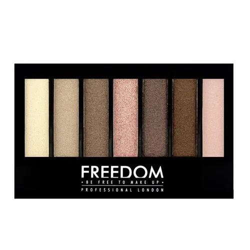 Freedom Makeup London Pro Shade & Brighten, Shimmers Kit (Paleta 6 cieni do oczu)