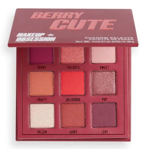 Makeup Obsession London Berry Cute Eyeshadow Palette (Paleta cieni do powiek)