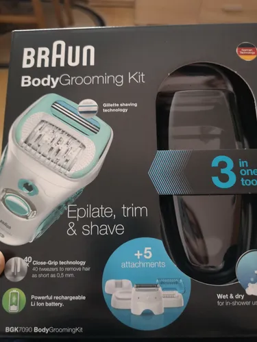 Braun Body Grooming Kit, Depilator  BGK 7090 - 1
