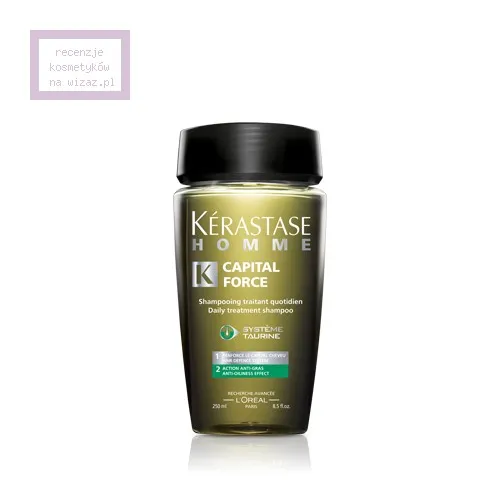Kerastase Homme, Capital Force, Shampooing Traitant Quotidien (Szampon do włosów przetłuszczających się) - 2