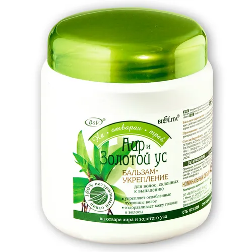 B & V Belita & Vitex Na Odwarach Ziół, Balsam wzmacniajacy do włosów z skłonnością do wypadania