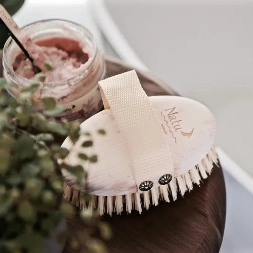 Natu Handmade Szczotka do masażu ciała `Idzie gładko` - 1