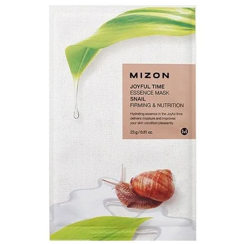 Mizon Joyful Time, Essence Mask Snail Firming & Nutrition (Mseczka w płachcie ze śluzem ślimaka)