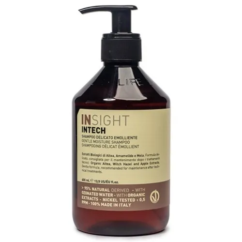 Insight Intech, Gentle Moisture Shampoo (Szampon do włosów po zabiegach prostowania, nanoplastii)