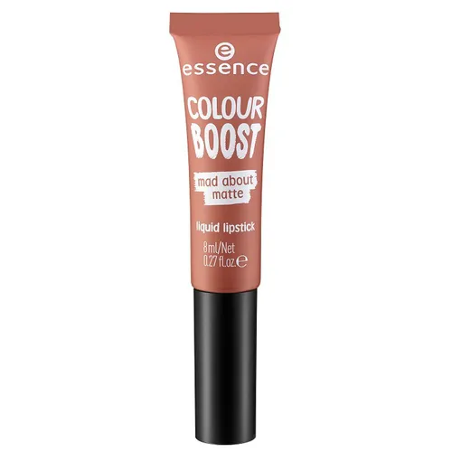 Essence Colour Boost, Mad About Matte Liquid Lipstick (Matowa pomadka w płynie)
