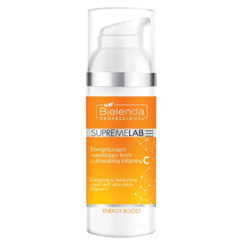 Bielenda Professional SUPREMELAB Energy Boost, Energizing & Moisturizing Cream with Ultra-stable Vitamin C (Krem energetyzująco-nawilżający z witaminą C)
