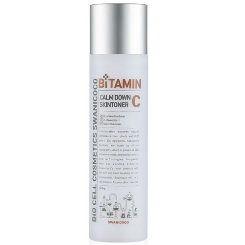 Swanicoco Bitamin C, Calm Down Skintoner (Przeciwstarzeniowy łagodzący toner z witaminą C)