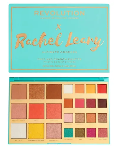 Revolution Beauty (Makeup Revolution) Makeup Revolution x Rachel Leary, Ultimate Goddess Face and Shadow Palette (Paleta cieni)
