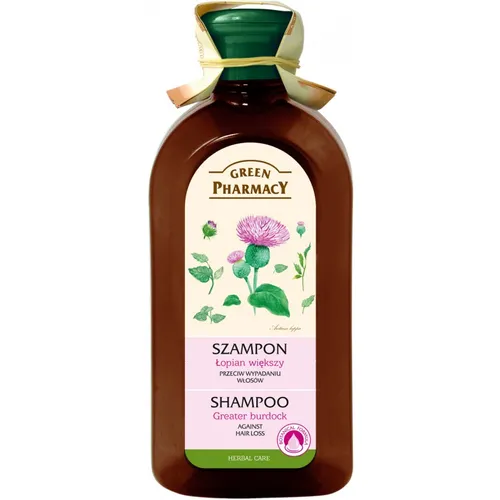 Green Pharmacy Szampon przeciw wypadaniu włosów z łopianem większym - 1