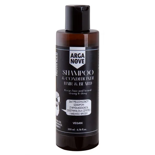 Arganove Shampoo & Conditioner Hair & Beard (2w1 Pielęgnujący szampon z wygładzającą odżywką) - 2