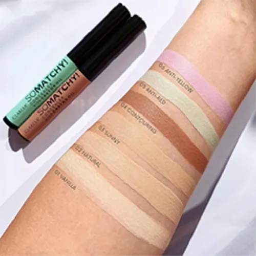 Claresa So Matchy! Concealer with Castor Oil (Kamuflujący korektor z olejem rycynowym) - 2
