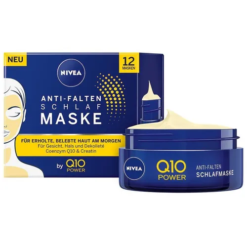 Nivea Q10 Power, Sleeping Melt-in Mask [Anti-Falten Schlafmaske] (Przeciwzmarszczkowa maska na noc)