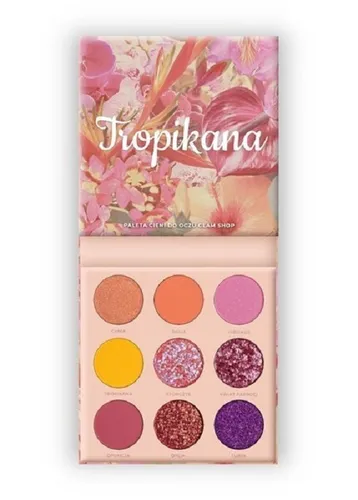 Glam Shop Kolekcja Kwiatowa, GlamBOX,  Paleta 9 cieni do powiek `Tropikana` - 2