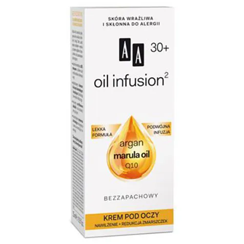 AA Oil Infusion2 30+, Krem pod oczy `Nawilżenie i redukcja zmarszczek`