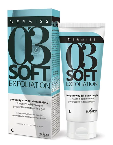 Dermiss 0'3 Soft Exfoliation, Progresywny żel złuszczający z kwasem szikimowym