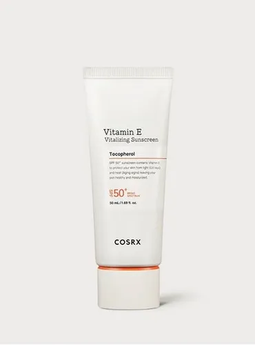 Cosrx Vitamin E Vitalizing Sunscreen SPF50+ (Krem ochronny z witaminą E)