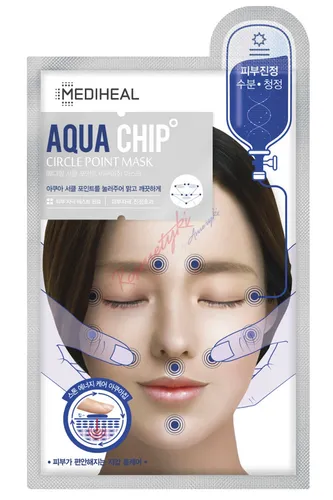 Mediheal AquaChip, Circle Point Mask (Maska akupresurowa nawilżająca)