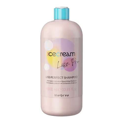 Inebrya Ice Cream Liss-Pro, Liss Perfect Shampoo (Szampon nawilżający do włosów niesfornych i puszących się) - 1
