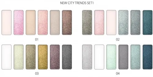 Revers Cosmetics New City Trends, Professional Eyeshadow Palette (Paleta 6 cieni do powiek) - 2