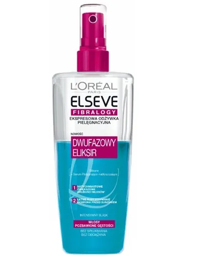 L'Oreal Paris Elseve, Fibralogy, Dwufazowy eliksir (Ekspresowa odżywka pielęgnacyjna)