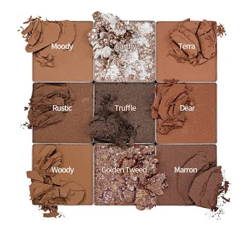 Holika Holika Tearazzo Shadow Palette 01 Earthy (Paleta cieni do powiek) - 2