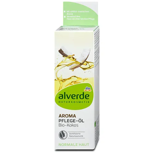 Alverde Aroma Pflegeol Kokos (Pielegnujący olejek do ciała z kokosem)