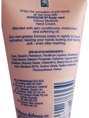 Johnson's Body Care, 24hour Moisture, Krem do rąk (stara wersja) - 2