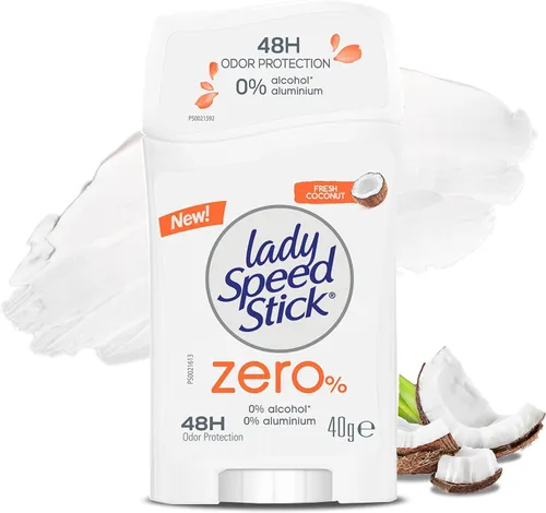 Lady Speed Stick Zero, Fresh Coconut, 48H Antiperspirant (Antyperspirant w sztyfcie)