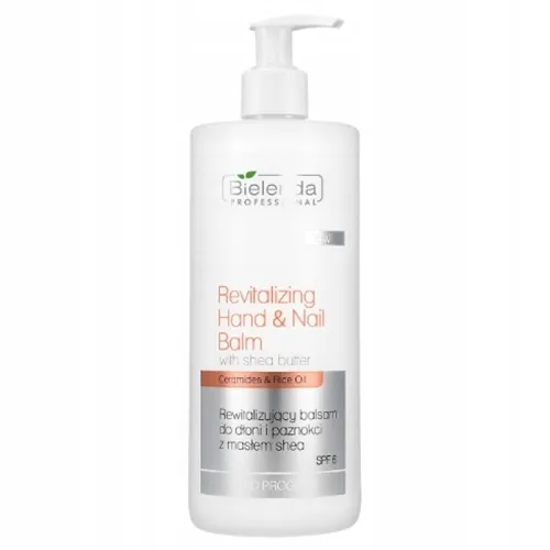 Bielenda Professional Revitalizing Hand & Nail Balm With Shea Butter (Rewitalizujący balsam do dłoni i paznokci z masłem shea SPF 6)