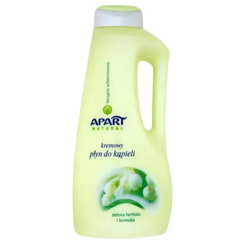 Apart Natural, Kremowy płyn do kąpieli `Zielona herbata i konwalia`