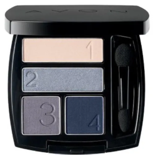 Avon True Colour, Perfect Wear Multi-Finish Eyeshadow Quad (Poczwórne cienie do powiek (nowa wersja))