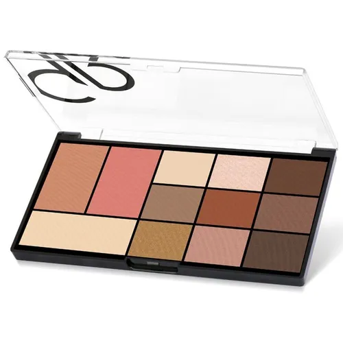Golden Rose City Style, Face & Eye Palette (Wielofunkcyjna paleta do makijażu)