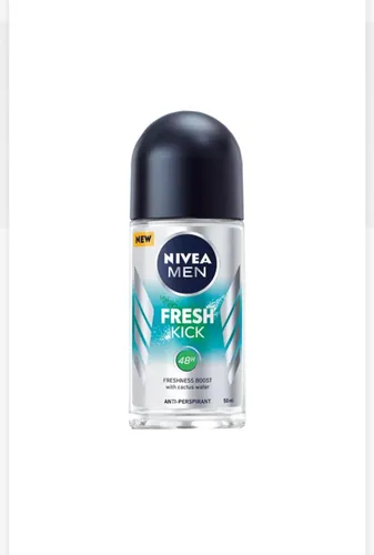 Nivea Men,Cool Fresh Kick, Anti-perspirant Roll-on 48h (Antyperspirant w kulce) - 2