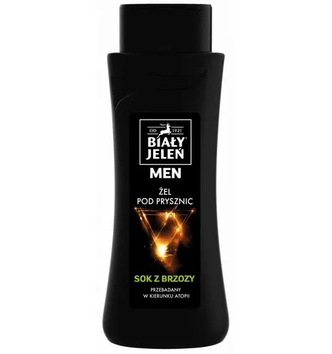 Biały Jeleń For Men, Hipoalergiczny żel pod prysznic z ekstraktem z brzozy - 1