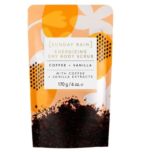 Sunday Rain Energizing Dry Body Scrub Coffee & Vanilla (Peeling do skóry suchej z ekstraktami z kawy i wanilii)