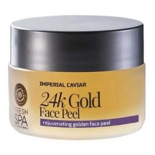 Natura Siberica Fresh Spa, 24k Gold Rejuvenating Face Peel (Odmładzający peeling do twarzy z 24-karatowym złotem)