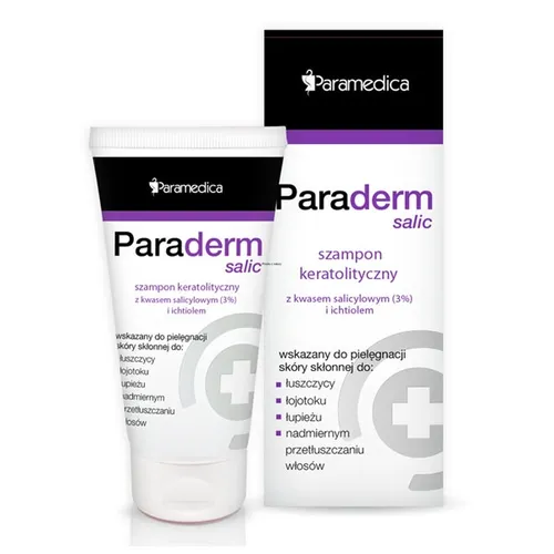 Paramedica Paraderm Salic, Szampon keratolityczny z kwasem salicylowym i ichtiolem