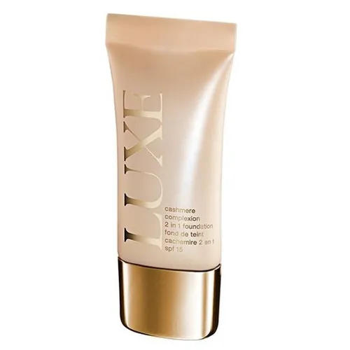 Avon Luxe, Cashmere Complexion 2 in 1 Foundation SPF 15 (Podkład matujący z bazą 2 w 1)