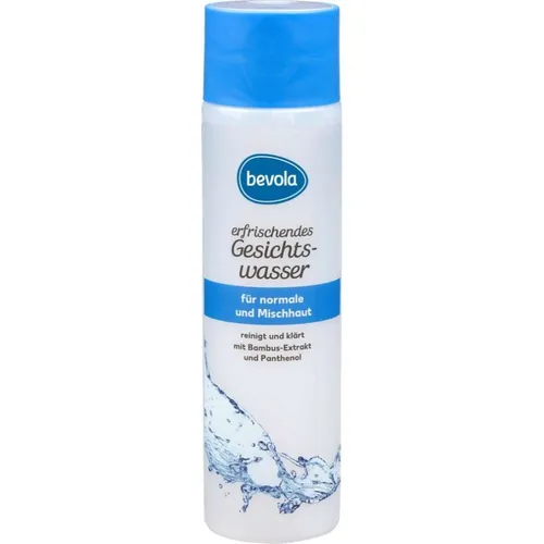 Bevola Refreshing Face Toner for Normal and Combination Skin with Bamboo Extract and Panthenol (Odświeżający tonik dla normalnej i mieszanej cery)