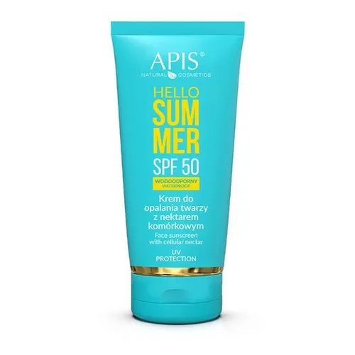 Apis Hello Summer, Krem do opalania twarzy z nektarem komórkowym SPF 50